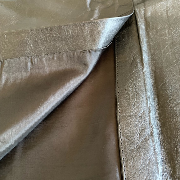 Free People Suede Leather Mini Dress . Size M .Bone Color. - Picture 3 of 6